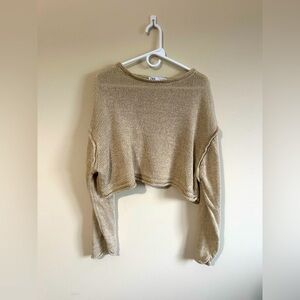 CROPPED COASTAL SWEATER